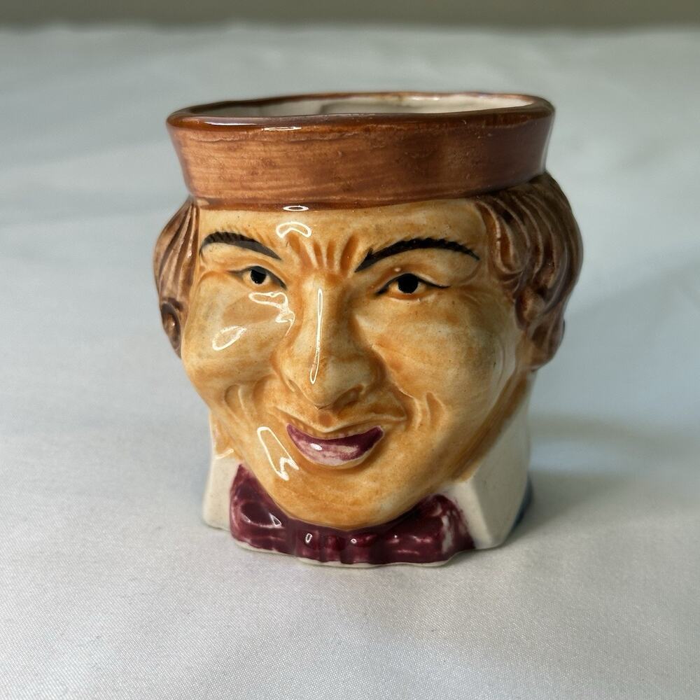 Vintage Toby Mug Colonial Man Face Vintage Made in Japan Small Mug